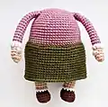 Adorable Grandma Amigurumi Pattern step 4 - final assembly and finishing