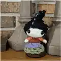 Witchy Sisters Amigurumi Pattern step 3 - details and accessories