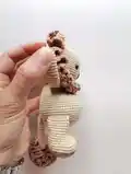 Ollie the Lion Amigurumi Pattern step 3 - details and accessories