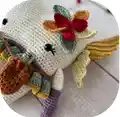 Tooth Fairy Amigurumi Pattern step 2 - assembly progress