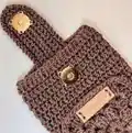 Phone Bag with Pocket Crochet Pattern step 4 - final assembly and finishing