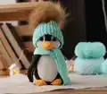 Penguin Chilly Amigurumi Pattern step 2 - assembly progress