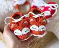 Adorable Fox Baby Booties Crochet Pattern step 2 - assembly progress