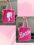Baddie Barbie Bag Pattern step 1 - construction progress