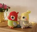 Adorable Lovebird and Parrot Amigurumi Pattern step 2 - assembly progress