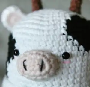 Mini Milk Cow Amigurumi Pattern