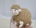The Little Sheep Amigurumi Pattern step 2 - assembly progress