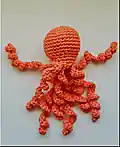 Adorable Crochet Octopus Amigurumi Pattern step 2 - assembly progress