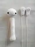 Baby Rattle Amigurumi Pattern step 3 - details and accessories