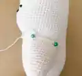 We Bare Bears Ice Bear Amigurumi Pattern step 4 - final assembly and finishing
