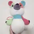 Dottie the Panda Amigurumi Pattern step 2 - assembly progress