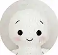 Cute Plushies Ghost Amigurumi Pattern step 2 - assembly progress