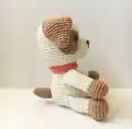 Puppy Chip Amigurumi Pattern step 2 - assembly progress
