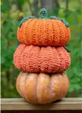 Pumpkin Plush Hat Crochet Pattern step 4 - final assembly and finishing