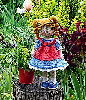 Doll Eliza Amigurumi Pattern