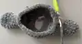 Wolf Hand Puppet Amigurumi Pattern step 4 - final assembly and finishing