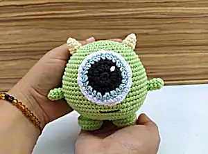 Mike Wazowski Amigurumi Pattern