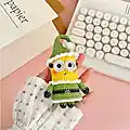 Christmas Minion Amigurumi Pattern step 3 - details and accessories