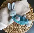 Bunny Lovey Crochet Amigurumi Pattern step 3 - details and accessories