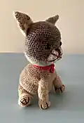 Adorable Cat Amigurumi Pattern step 2 - assembly progress