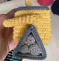 WALL-E Robot Amigurumi Pattern step 3 - details and accessories