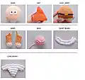 Seven Dwarfs Amigurumi Pattern step 3 - details and accessories