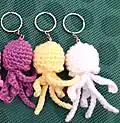 Jellyfish Keychain Pattern step 3 - details and accessories
