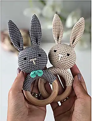 Adorable Rattle Bunny Amigurumi Pattern