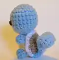 Squirtle Pokemon Amigurumi Pattern step 2 - assembly progress