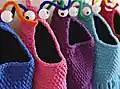 Yip Yip Aliens Crochet Pattern step 2 - assembly progress