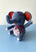 Adorable Elephant Amigurumi Pattern step 3 - details and accessories